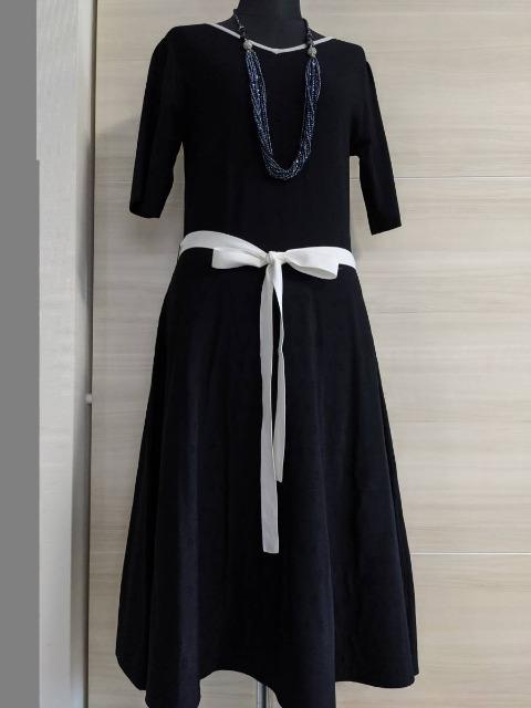 ゆうパック送料無料へ変更しました/TO  BE CHIC/トゥービーシック/ニットワンピース/水玉/バイカラー/黒白/38 < ブランド  ゆうパック送料無料へ変更しました/TO  BE CHIC/トゥービーシック/ニットワンピース/水玉/バイカラー/黒白/38  < ブランドの