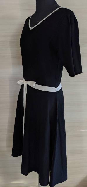 ゆうパック送料無料へ変更しました/TO  BE CHIC/トゥービーシック/ニットワンピース/水玉/バイカラー/黒白/38 < ブランド  ゆうパック送料無料へ変更しました/TO  BE CHIC/トゥービーシック/ニットワンピース/水玉/バイカラー/黒白/38 < ブランドの