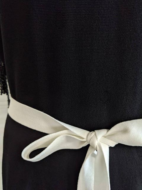 ゆうパック送料無料へ変更しました/TO  BE CHIC/トゥービーシック/ニットワンピース/水玉/バイカラー/黒白/38 < ブランド  ゆうパック送料無料へ変更しました/TO  BE CHIC/トゥービーシック/ニットワンピース/水玉/バイカラー/黒白/38 < ブランドの