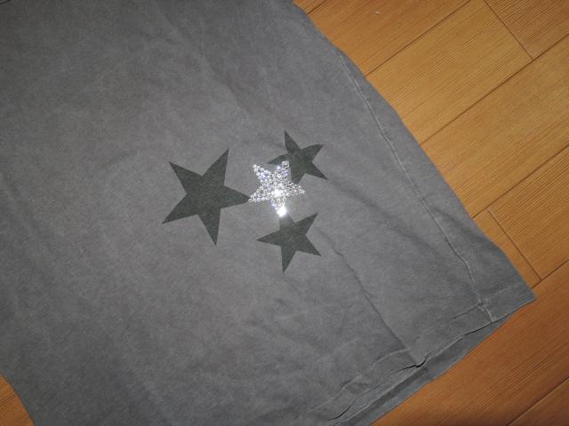 エム M × FOURHANDラインストーンTシャツ Mカットソー☆星TMT < ブランド エム M × FOURHANDラインストーンTシャツ Mカットソー☆星TMT < ブランドの