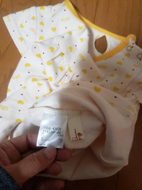 ☆新品同様☆ベベe.a.B☆女の子半袖Tシャツ☆90 < キッズ/ベビー  ☆新品同様☆ベベe.a.B☆女の子半袖Tシャツ☆90 < キッズ/ベビーの