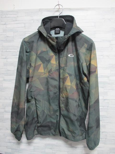☆OAKLEY オークリー プリント ロゴ ナイロン パーカー/メンズ/M☆新作モデル < ブランド ☆OAKLEY オークリー プリント ロゴ ナイロン パーカー/メンズ/M☆新作モデル < ブランドの
