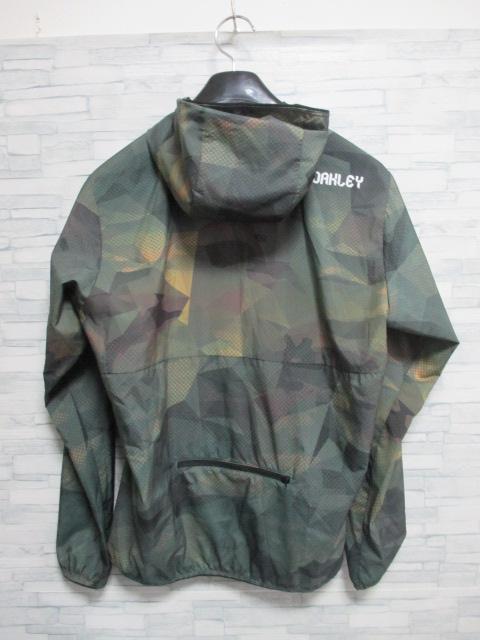 ☆OAKLEY オークリー プリント ロゴ ナイロン パーカー/メンズ/M☆新作モデル < ブランド ☆OAKLEY オークリー プリント ロゴ ナイロン パーカー/メンズ/M☆新作モデル < ブランドの