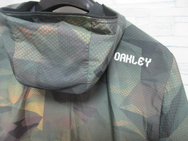 ☆OAKLEY オークリー プリント ロゴ ナイロン パーカー/メンズ/M☆新作モデル < ブランド ☆OAKLEY オークリー プリント ロゴ ナイロン パーカー/メンズ/M☆新作モデル < ブランドの