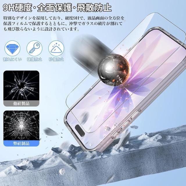 iPhone 17 یP[X(MagSafeΉ)+KXtB(2) TPU+PCf ϏՌ Sʕی ^ yʃNA  Ɠd/AV 
