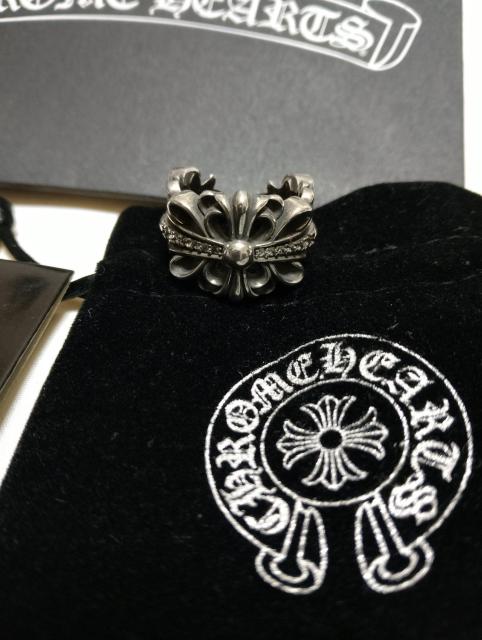 ダブルフローラルクロスリング < 男性アクセサリー/時計 ダブルフローラルクロスリング < 男性アクセサリー/時計の