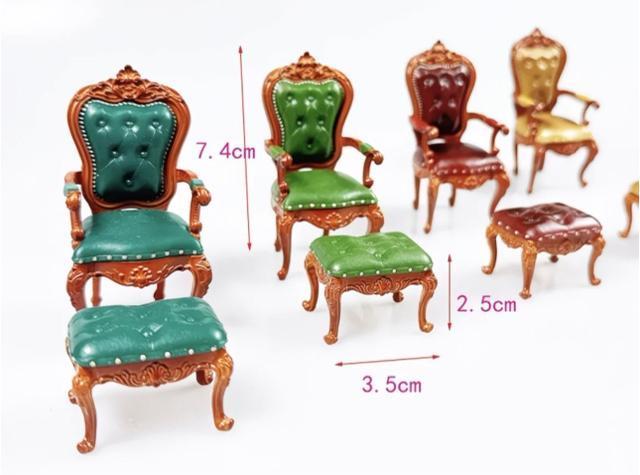 【高級感】1/12 ミニチュアチェア アンティーク調 ドールハウス用オーダーメイド < おもちゃ 【高級感】1/12 ミニチュアチェア アンティーク調 ドールハウス用オーダーメイド < おもちゃの