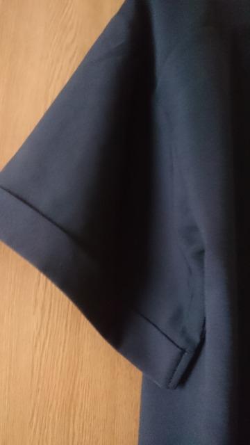 Rewde ルゥデ☆ゆったり半袖ブラウス★両Vネック☆バックタック★ブラック☆ < 女性ファッション Rewde ルゥデ☆ゆったり半袖ブラウス★両Vネック☆バックタック★ブラック☆ < 女性ファッションの