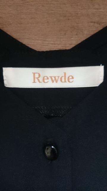 Rewde ルゥデ☆ゆったり半袖ブラウス★両Vネック☆バックタック★ブラック☆ < 女性ファッション Rewde ルゥデ☆ゆったり半袖ブラウス★両Vネック☆バックタック★ブラック☆ < 女性ファッションの