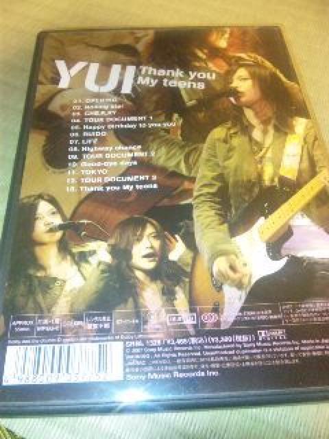 DVD:YUI/Thank you My teens < タレントグッズ  DVD:YUI/Thank you My teens < タレントグッズの