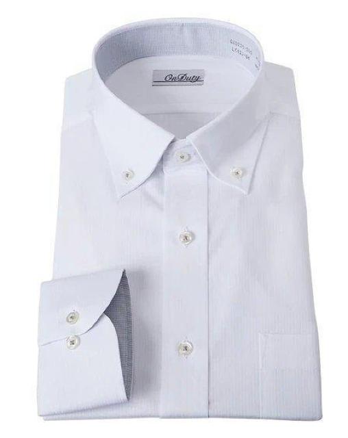 3Lサイズ!繊維上のウイルス減少!形態安定!制菌加工!抗ウイルス99、9%以上減少!表面感あるトビー素材ボタンダウン長袖ワイシャツ < 男性ファッション  3Lサイズ!繊維上のウイルス減少!形態安定!制菌加工!抗ウイルス99、9%以上減少!表面感あるトビー素材ボタンダウン長袖ワイシャツ < 男性ファッションの