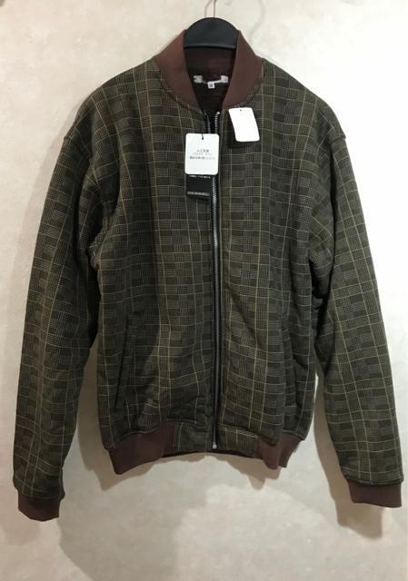新品  グレンチェック柄ブルゾン S < 男性ファッション  新品  グレンチェック柄ブルゾン S < 男性ファッションの