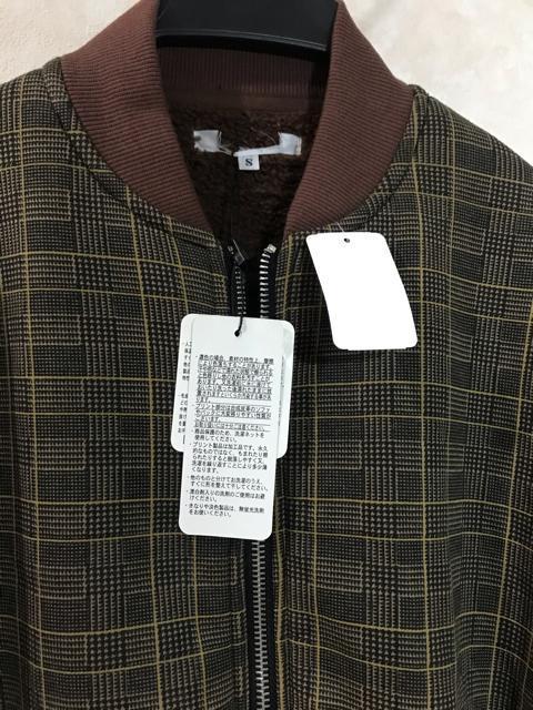 新品  グレンチェック柄ブルゾン S < 男性ファッション  新品  グレンチェック柄ブルゾン S < 男性ファッションの