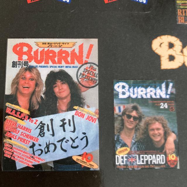 当時物 BURRN! 創刊30周年記念 ステッカー ヘヴィ・メタル ハード・ロック < 本/雑誌  当時物 BURRN! 創刊30周年記念 ステッカー ヘヴィ・メタル ハード・ロック < 本/雑誌の