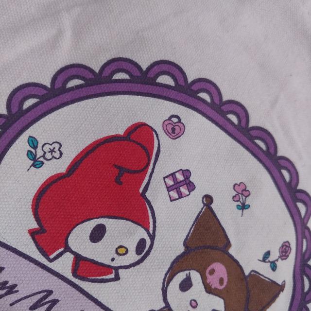激カワッ( *´艸)マイメロディ&クロミ□キャンバス地トートバッグ□エコバッグ□ < アニメ/コミック/キャラクター  激カワッ( *´艸)マイメロディ&クロミ□キャンバス地トートバッグ□エコバッグ□ < アニメ/コミック/キャラクターの
