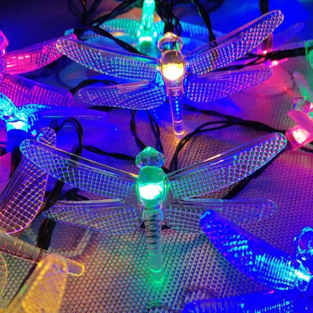 乾電池式 30球 3m とんぼ 蜻蛉 LEDイルミネーションライト 屋外 庭 防滴 クリスマス ガーデンライト ガーデニングライト < ペット/手芸/園芸  乾電池式 30球 3m とんぼ 蜻蛉 LEDイルミネーションライト 屋外 庭 防滴 クリスマス ガーデンライト ガーデニングライト < ペット/手芸/園芸の