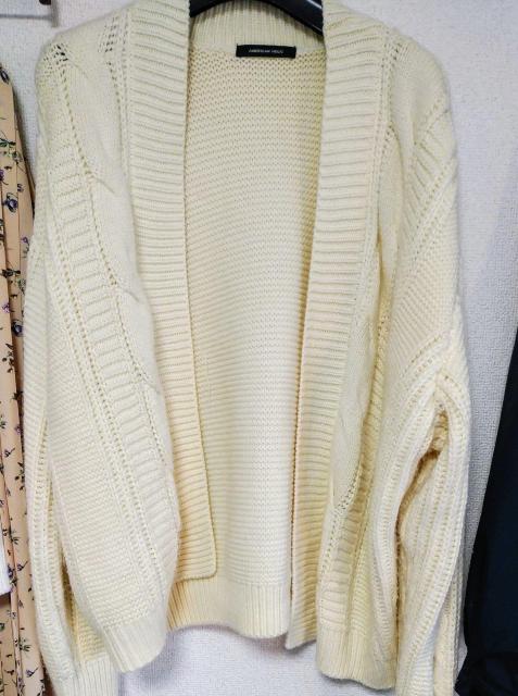 アイボリー ivory カーディガン 羽織 セーター ニット < 女性ファッション  アイボリー ivory カーディガン 羽織 セーター ニット  < 女性ファッションの