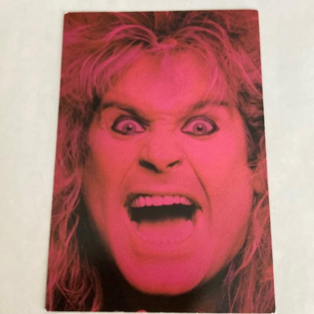 【オジー追悼】1987年当時物 OZZY OSBOURNE ポストカード オジー・オズボーン ヘヴィメタル ハードロック < CD/DVD/ビデオ  【オジー追悼】1987年当時物 OZZY OSBOURNE ポストカード オジー・オズボーン ヘヴィメタル ハードロック  < CD/DVD/ビデオの