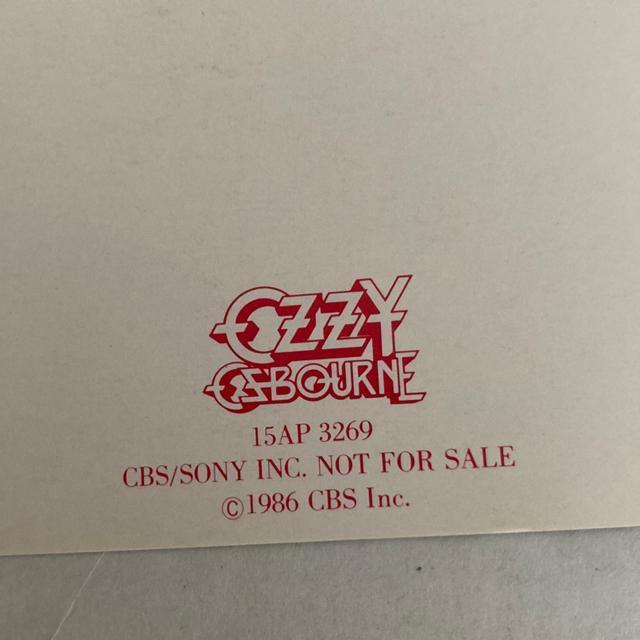 【オジー追悼】1987年当時物 OZZY OSBOURNE ポストカード オジー・オズボーン ヘヴィメタル ハードロック < CD/DVD/ビデオ  【オジー追悼】1987年当時物 OZZY OSBOURNE ポストカード オジー・オズボーン ヘヴィメタル ハードロック < CD/DVD/ビデオの
