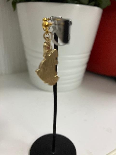 ハンドメイド ハロウィン オバケ 樹脂のノンホールピアス < 女性ファッション  ハンドメイド ハロウィン オバケ 樹脂のノンホールピアス < 女性ファッションの