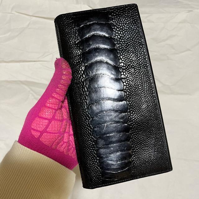 【ARTISAN / アルチザン】 オーストリッチ レッグ / レザー 長財布 < 女性ファッション 【ARTISAN / アルチザン】 オーストリッチ レッグ / レザー 長財布 < 女性ファッションの