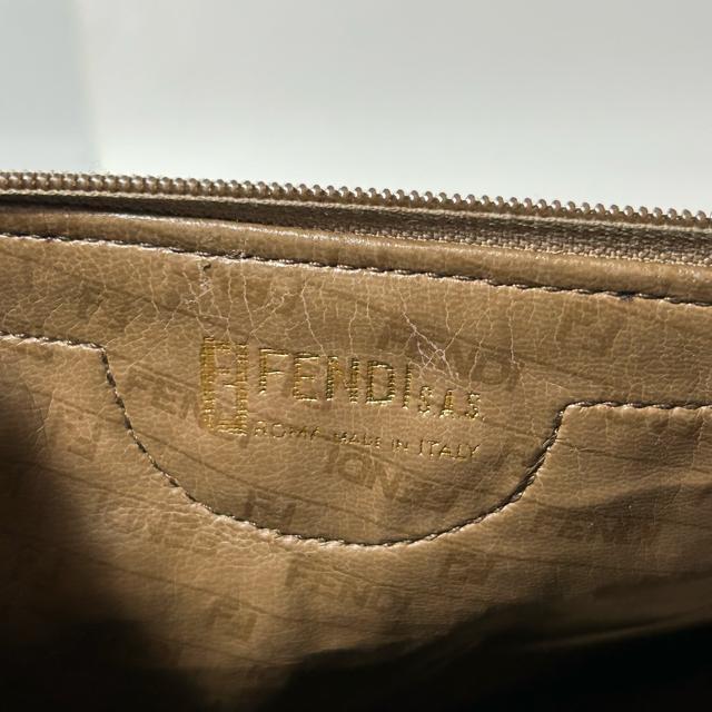 FENDI フェンディ ヴィンテージ ズッキーノ PVC レザー ハンド バッグ ミニボストン ブラウン G金具 < ブランド FENDI フェンディ ヴィンテージ ズッキーノ PVC レザー ハンド バッグ ミニボストン ブラウン G金具 < ブランドの