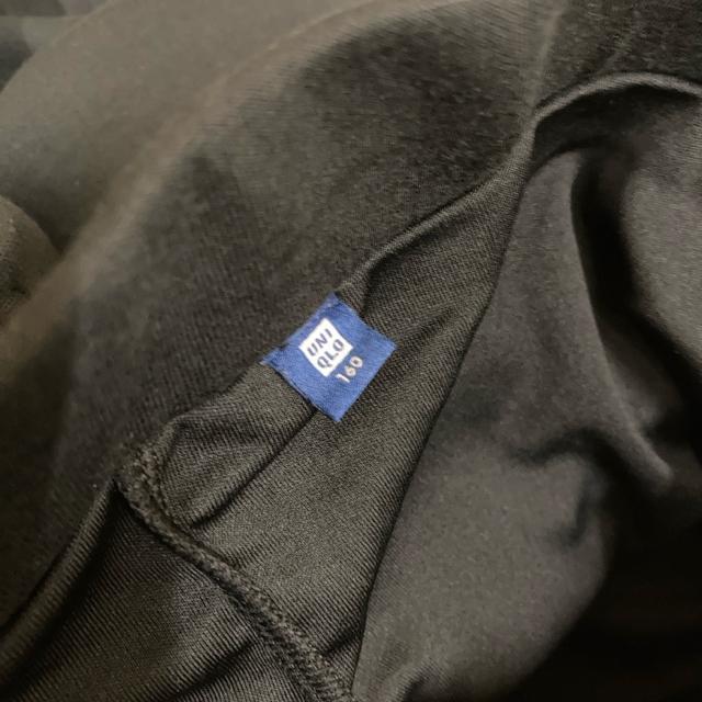 ���� UNIQLO ���j�N�� GIRLS �h���C�X�E�F�b�g�~�j�X�R�[�g �u���b�N �� �u�����h�� 