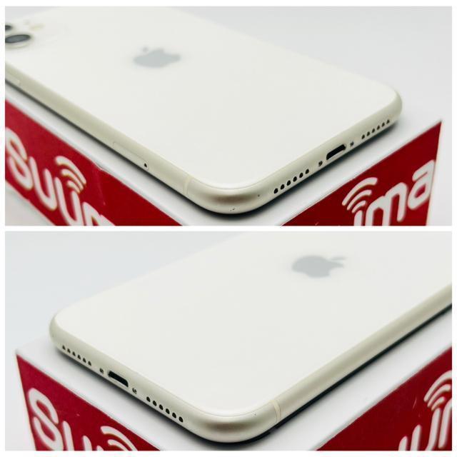 B 100% iPhone 11 64 GB SIM�t���[ �z���C�g �{�� �� �Ɠd/AV�� 