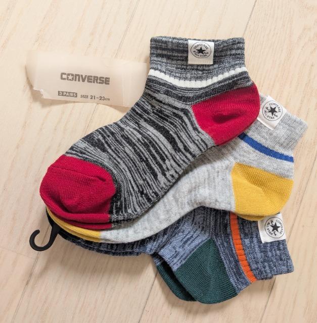 21~23cm★CONVERSE★コンバース★ショートソックス3足組★新品★送料無料 < キッズ/ベビー 21~23cm★CONVERSE★コンバース★ショートソックス3足組★新品★送料無料 < キッズ/ベビーの