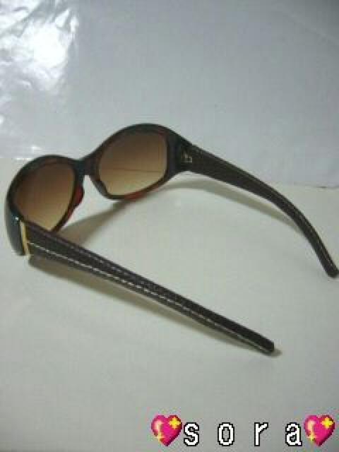 レザーテンプル♪BIG でかでかサングラス ブラウン 男女兼用 < 女性ファッション レザーテンプル♪BIG でかでかサングラス ブラウン 男女兼用 < 女性ファッションの