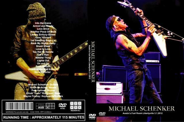 MICHAEL SCHENKER LIBERTYVILLE 3.1.2012 }CPVFJ[   CD/DVD/rfI 