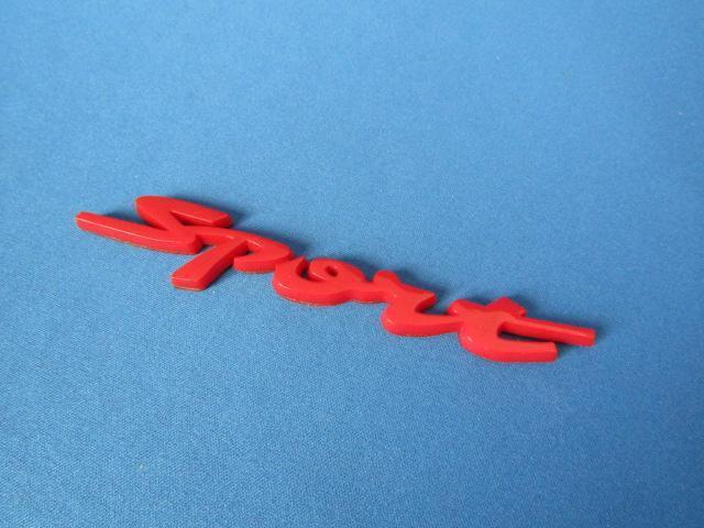 ●Sport スポーツ・エンブレム RED レッドカラーABS仕様 新品● < 自動車/バイク ●Sport スポーツ・エンブレム RED レッドカラーABS仕様 新品● < 自動車/バイク