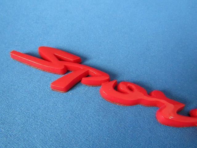 ●Sport スポーツ・エンブレム RED レッドカラーABS仕様 新品● < 自動車/バイク ●Sport スポーツ・エンブレム RED レッドカラーABS仕様 新品● < 自動車/バイク