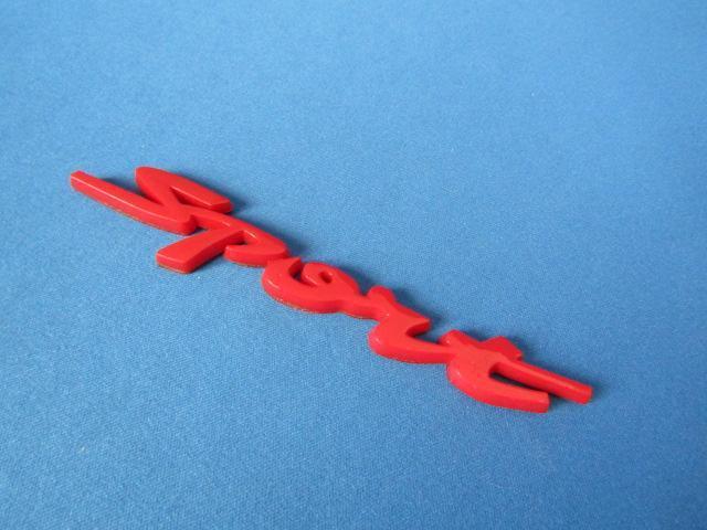 ●Sport スポーツ・エンブレム RED レッドカラーABS仕様 新品● < 自動車/バイク ●Sport スポーツ・エンブレム RED レッドカラーABS仕様 新品● < 自動車/バイク