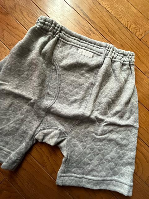 Mサイズ!3層構造キルト!前開きあり!さるまたキルト!(申又)新品! < 男性ファッション  Mサイズ!3層構造キルト!前開きあり!さるまたキルト!(申又)新品! < 男性ファッションの