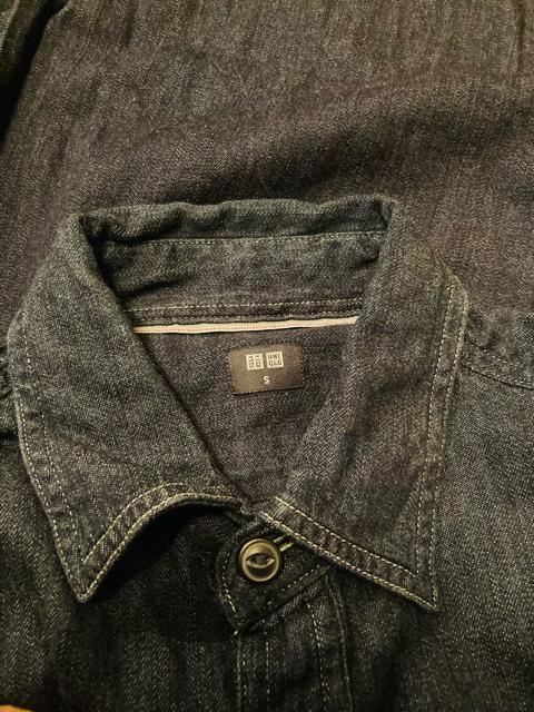 ユニクロ UNIQLO デニム シャツ セルビッチ 古着 濃紺 メンズ ボタンダウン Sサイズ コットン  < ブランド  ユニクロ UNIQLO デニム シャツ セルビッチ 古着 濃紺 メンズ ボタンダウン Sサイズ コットン  < ブランドの