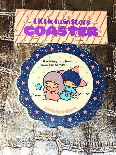 レア 1976年 8枚入 新品 キキララ コースター 昭和 レトロ メルヘン ファンシー サンリオ リトルツインスターズ 初期 < おもちゃ レア 1976年 8枚入 新品 キキララ コースター 昭和 レトロ メルヘン ファンシー サンリオ リトルツインスターズ 初期 < おもちゃの