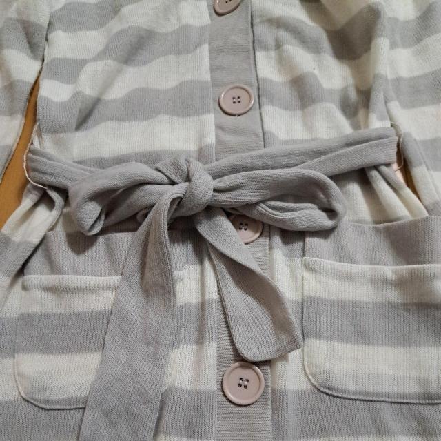 ストライプロングカーディガン < 女性ファッション  ストライプロングカーディガン < 女性ファッションの