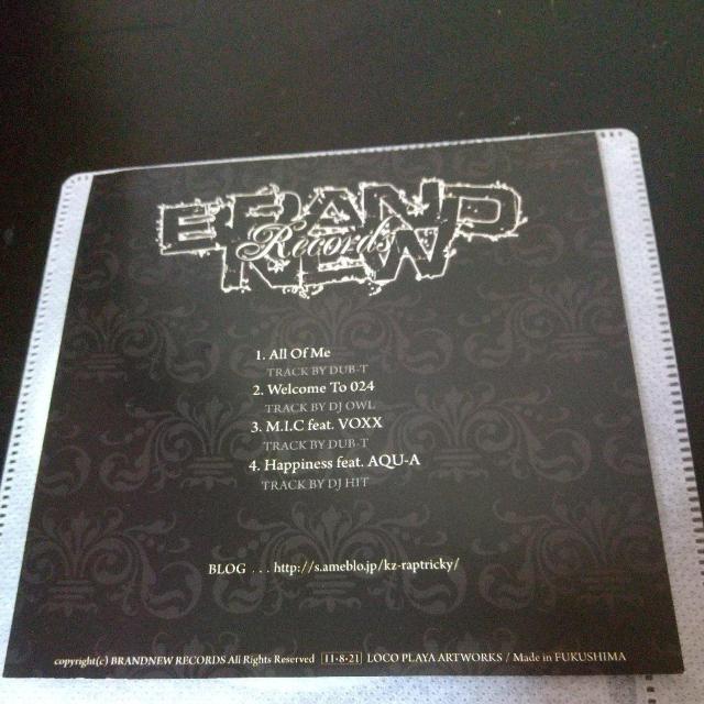 KZ a.k.a.RAPTRICKYwAll Of MexAQU-A DJHIT  CD/DVD/rfI 