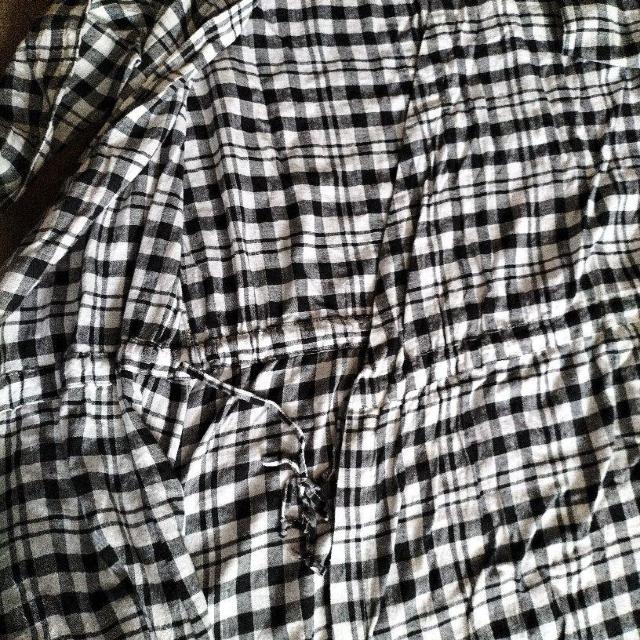 samansa Mos2 blue Lサイズ チェック 美品 < ブランド samansa Mos2 blue Lサイズ チェック 美品 < ブランドの