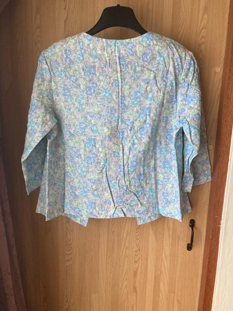 2008.五分袖ノーカラー羽織物☆サイズL程度 < 女性ファッション  2008.五分袖ノーカラー羽織物☆サイズL程度 < 女性ファッションの