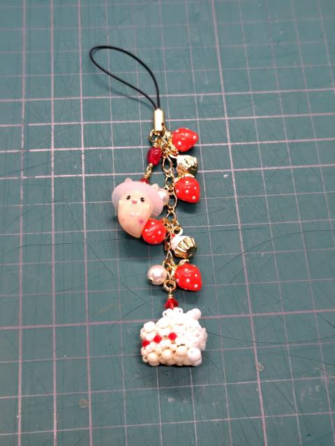 誕生日ケーキネコミミおばけストラップ < ペット/手芸/園芸 誕生日ケーキネコミミおばけストラップ < ペット/手芸/園芸の