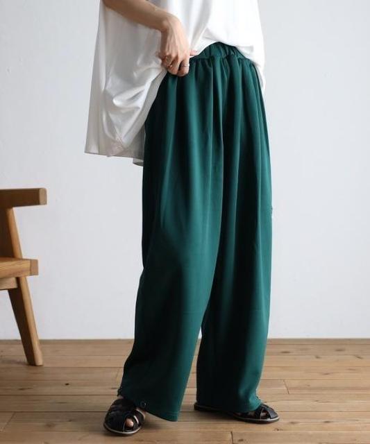 ap retroイージーパンツグリーン / FREE < 女性ファッション ap retroイージーパンツグリーン / FREE < 女性ファッションの