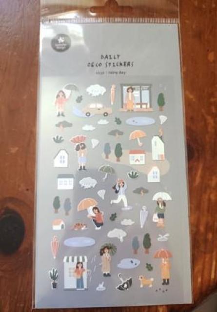 スワテリエ韓国かわいい シール ステッカー rainyday < インテリア/ライフ スワテリエ韓国かわいい シール ステッカー rainyday < インテリア/ライフの