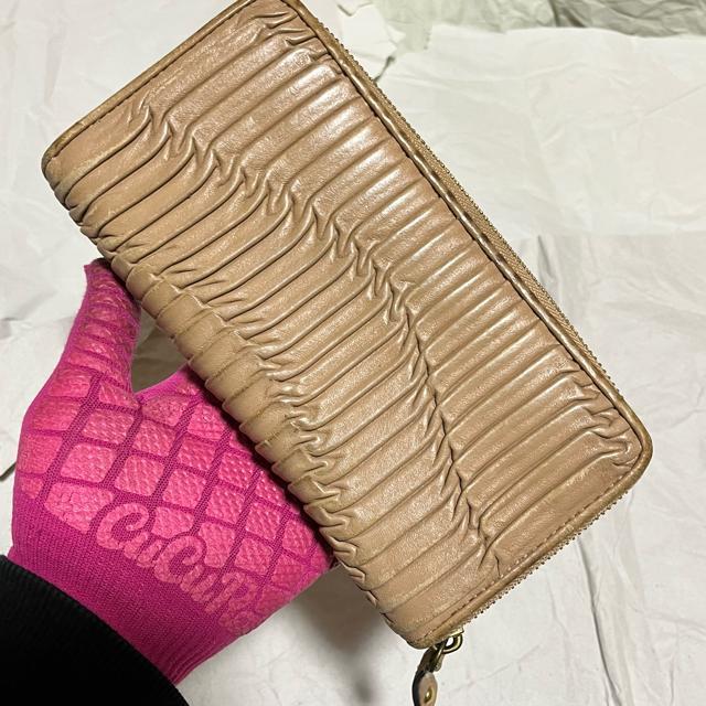 【コーチ】 マディソン ギャザード レザー アコーディオンジップ 長財布 ラウンドファスナー < ブランド 【コーチ】 マディソン ギャザード レザー アコーディオンジップ 長財布 ラウンドファスナー < ブランドの