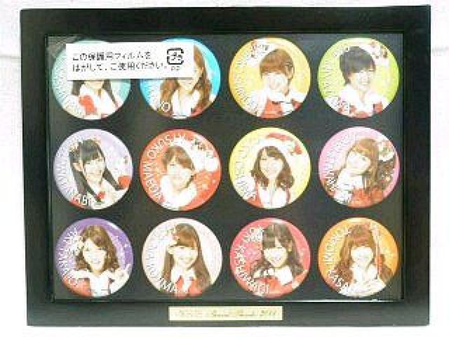 レア商品♪セブンイレブン一番くじ <AKB48>ラスト缶 バッジセット < タレントグッズ レア商品♪セブンイレブン一番くじ <AKB48>ラスト缶 バッジセット < タレントグッズの