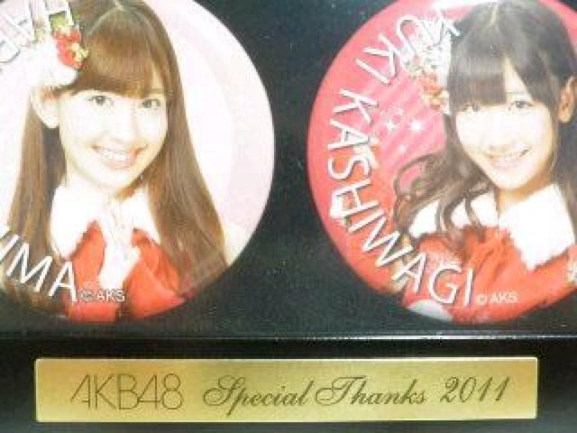 レア商品♪セブンイレブン一番くじ <AKB48>ラスト缶 バッジセット < タレントグッズ レア商品♪セブンイレブン一番くじ <AKB48>ラスト缶 バッジセット < タレントグッズの