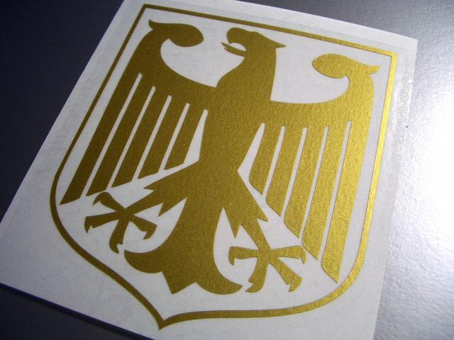 ◆ドイツ国章カッティングステッカーLL 色選択☆国旗 即買! < 自動車/バイク ◆ドイツ国章カッティングステッカーLL 色選択☆国旗 即買! < 自動車/バイク