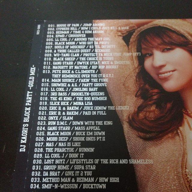 DJ KAORI『DJ KAORI'S BLOCK PARTY GOLDMIX』 < CD/DVD/ビデオ DJ KAORI『DJ KAORI'S BLOCK PARTY GOLDMIX』 < CD/DVD/ビデオの