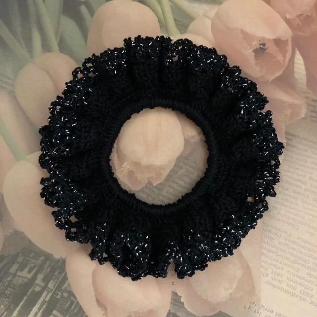 ハンドメイド♪レース編みシュシュ < 女性ファッション  ハンドメイド♪レース編みシュシュ < 女性ファッションの